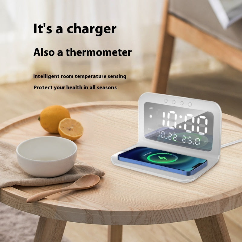 15W Portable Detachable Clock Wireless Charger