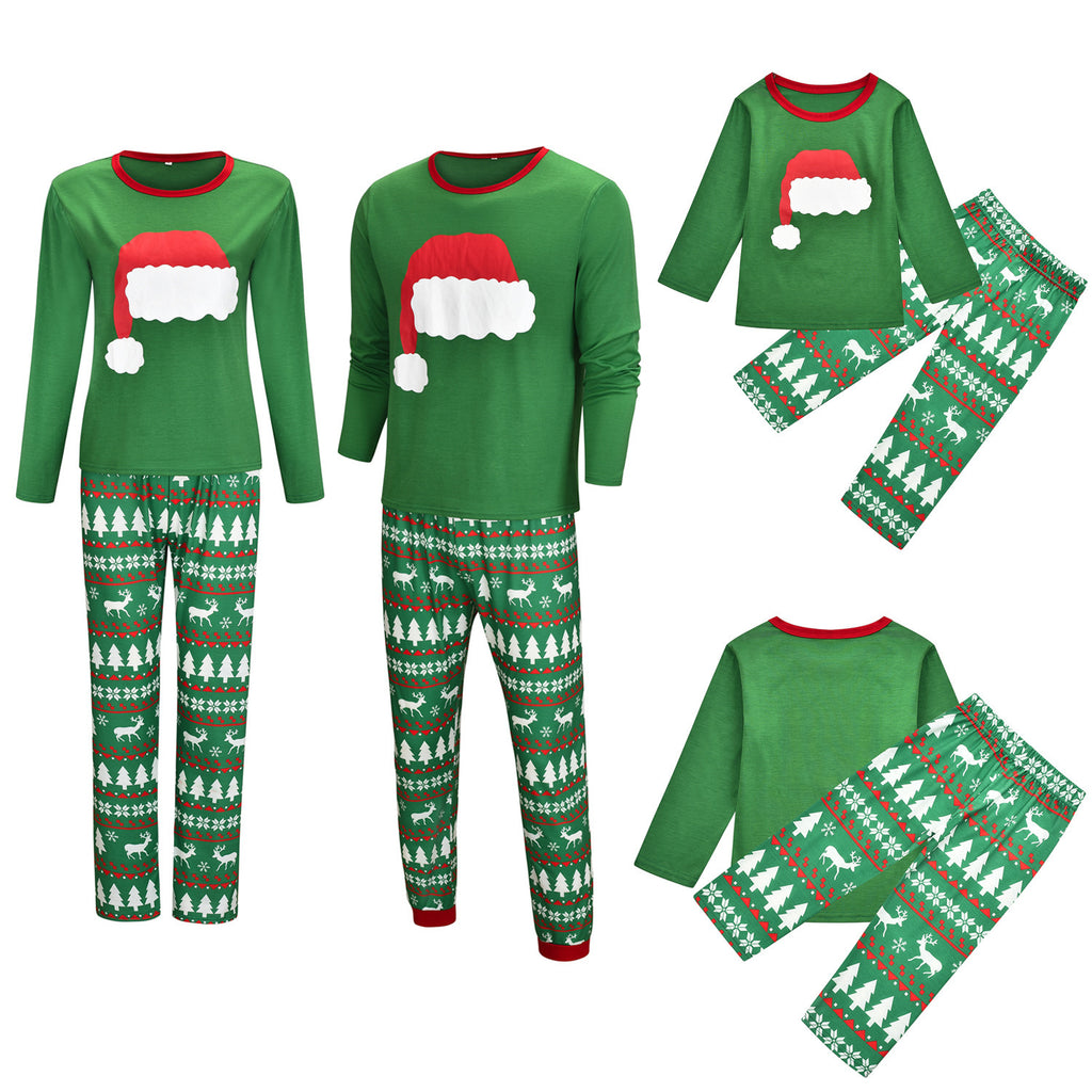 Cotton Christmas Pajamas Set for Family