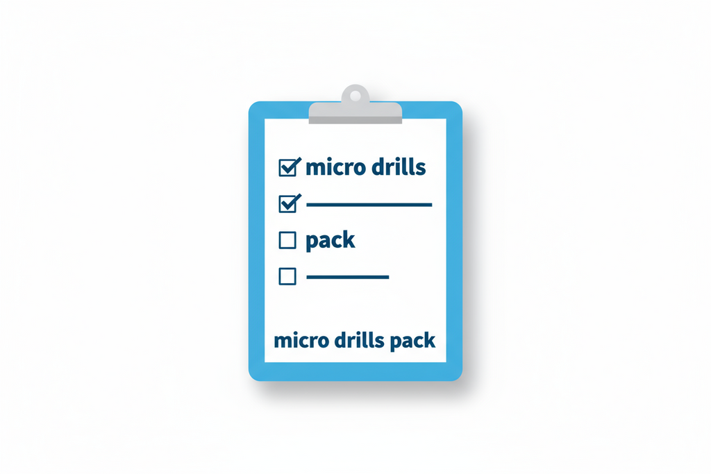 operational micro-drills pack